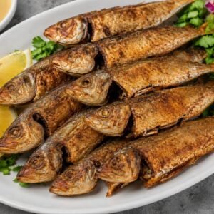 سمك مكرونة